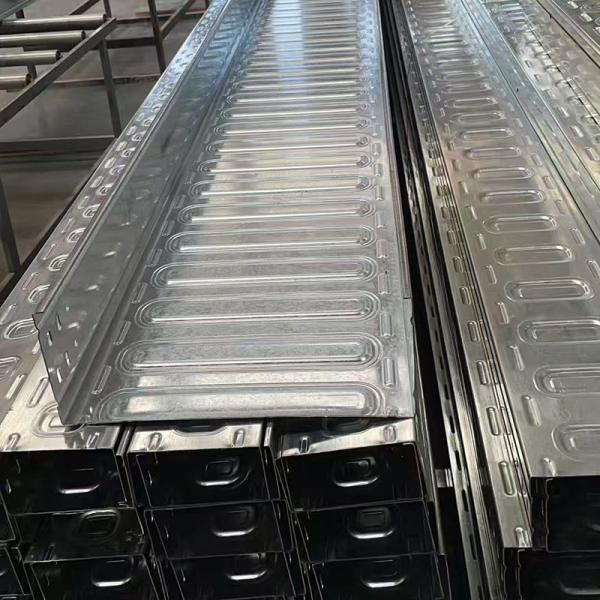 Energy Saving Solid Bottom Molded Cable Tray 50mm-300mm Corrosion Resistance