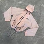 Windbreaker Jacket Nylon Custom Windproof Zip up Hoodie Men Lightweight