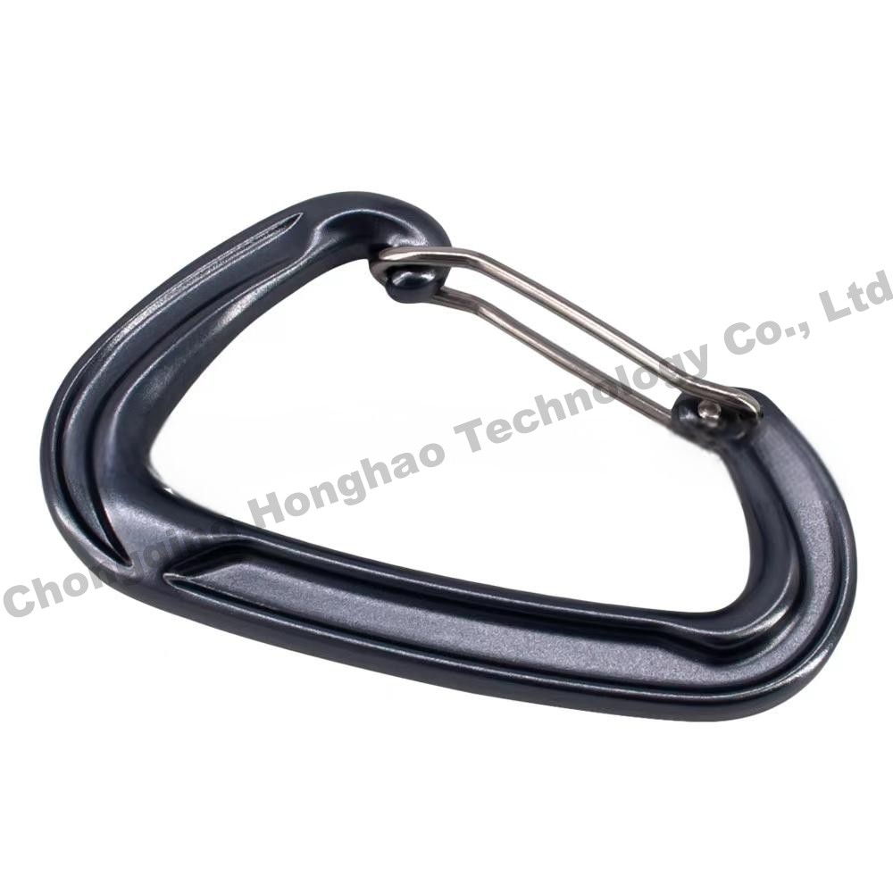 Portable Aluminium Alloy D Shape Climbing Lock 22KN for Secure Climbing Experience