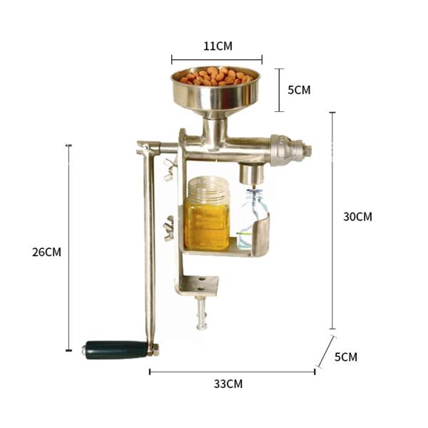 Compact and Highly Durable Small Manual Hydraulic Oil Extracting Machine 270*260*350*60mm