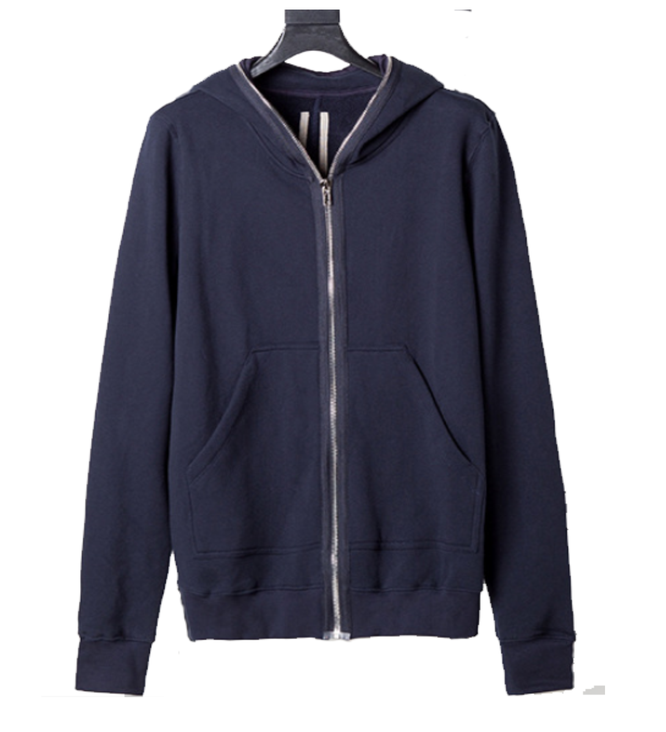 Wholesale bulk top quality solid color fleece fitness men casual full face zip hoodie