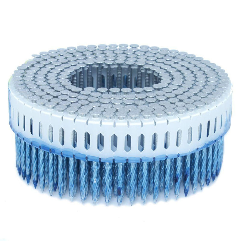 2.5*57mm Diamond Point Wire Collated Nails , Hot Dipped Galvanized Finish Nails
