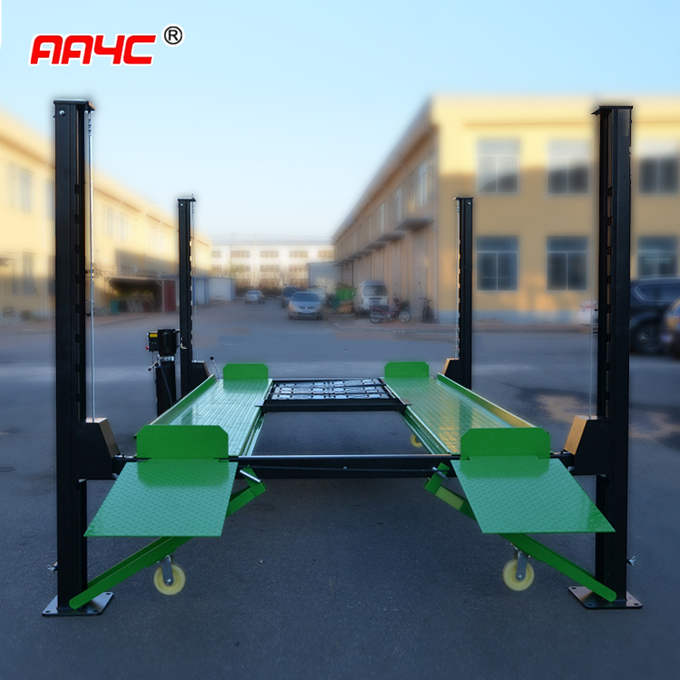 Auto Car Vehicle Lift Movable 4 Post Car Lift For Garage auto storage lift car parking lift