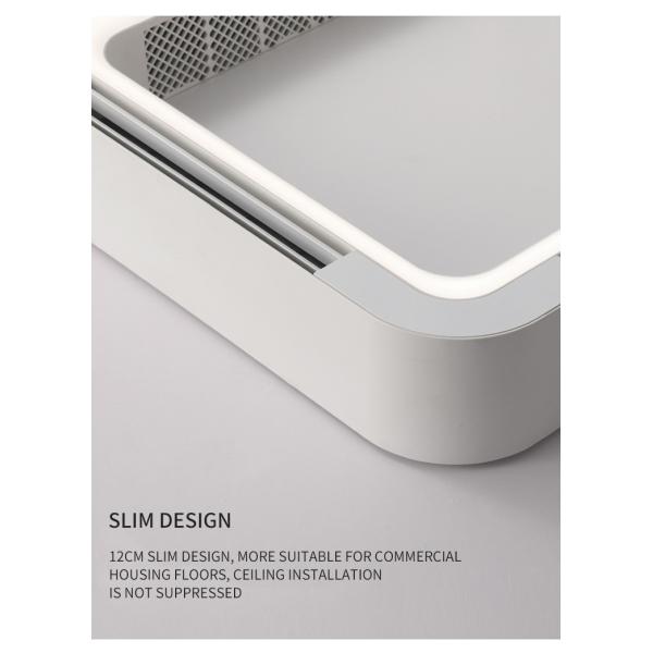 No leaf ceiling fan lamp household bedroom living room invisible air conditioner electric fan ceiling fan lamp