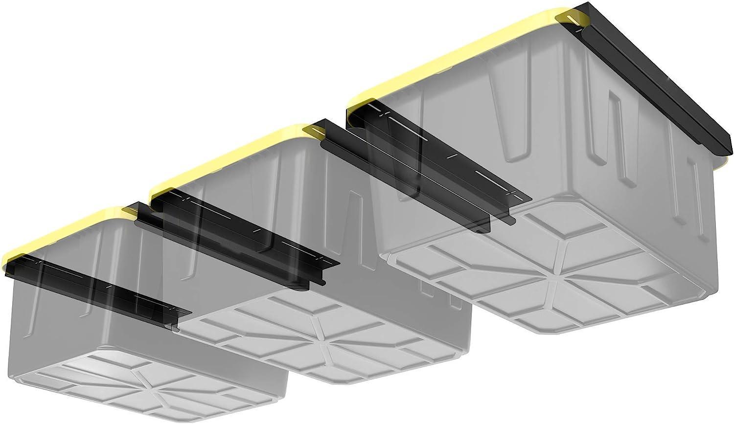 Metal Materials and Customizable Design Tote Storage Rails and Ceiling Rack System