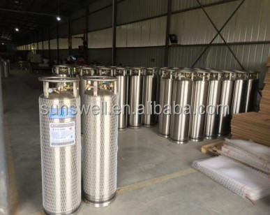 35 Liter Aluminum N2 Liquid Nitrogen Storage Boxes