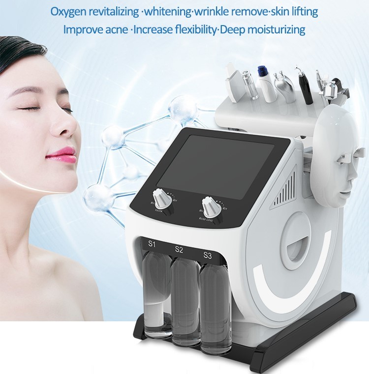 7 In 1 Hydrafacial Aqua Peeling Machine Portable Water Oxygen