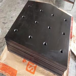 Quality Black Thermal Power Plant Pulverized UHMWPE Coal Bunker Polymer Lining Board for sale
