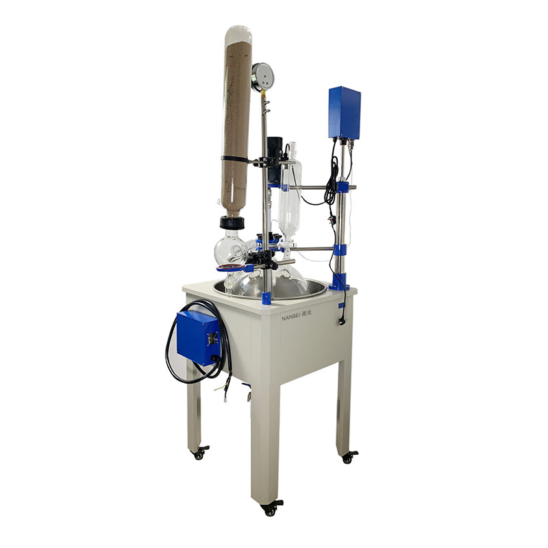 Explosion Proof Single Layer 30L Chemical Glass Reactor