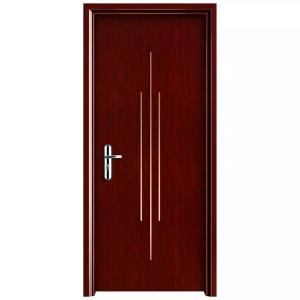 Quality Waterproof Customized Wooden Plywood Room Door PVC WPC Internal for sale