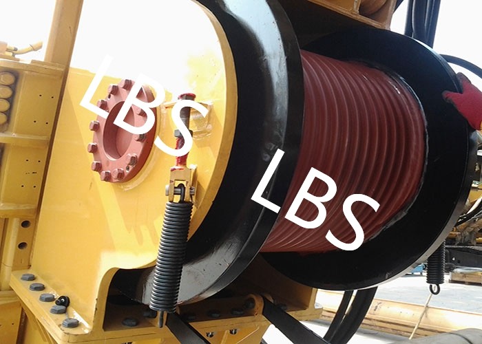 Customized Grey Long Rope Offshore Winch For Platform Lifting BV ISO Approved