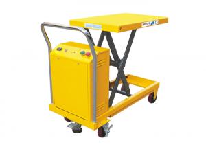 China Single Electric Scissor Lift Table Truck High Strength With 900mm Lifting Height on sale