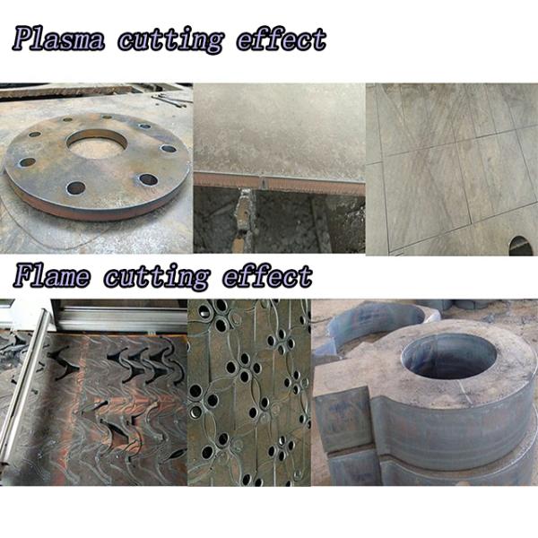 Automatic Gantry Flame CNC Plasma Cutting Machine 3000mm Beam Width