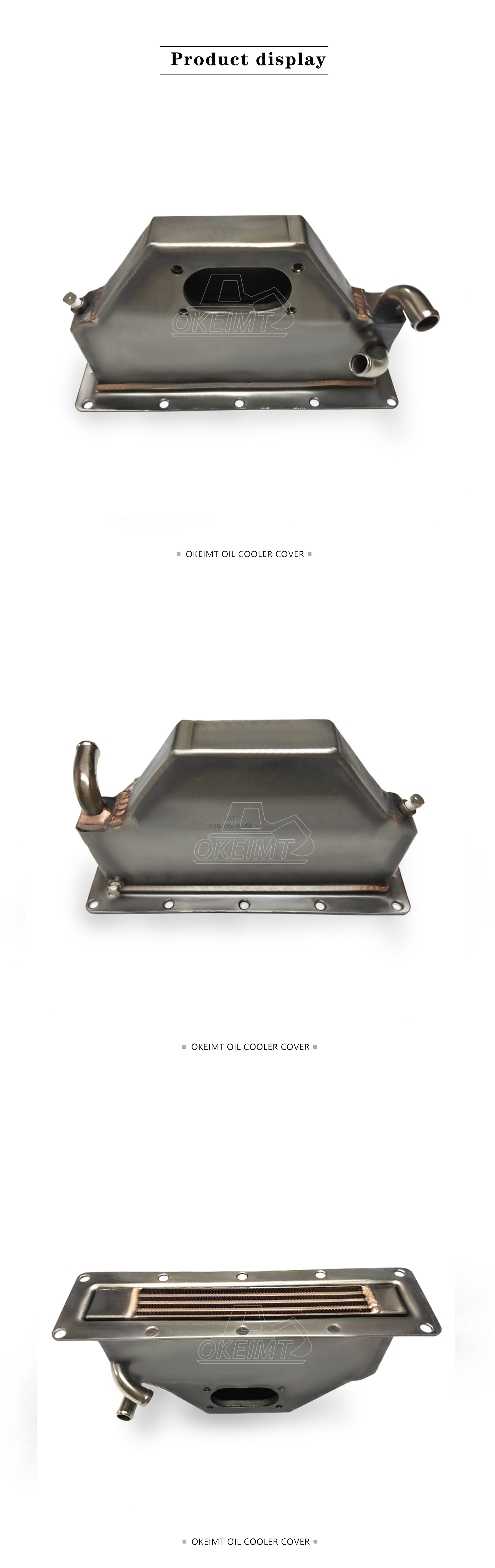Excavator Engine Parts OEM Diesel engine DCEC 4BT Aftercooler Intercooler Core 3919805
