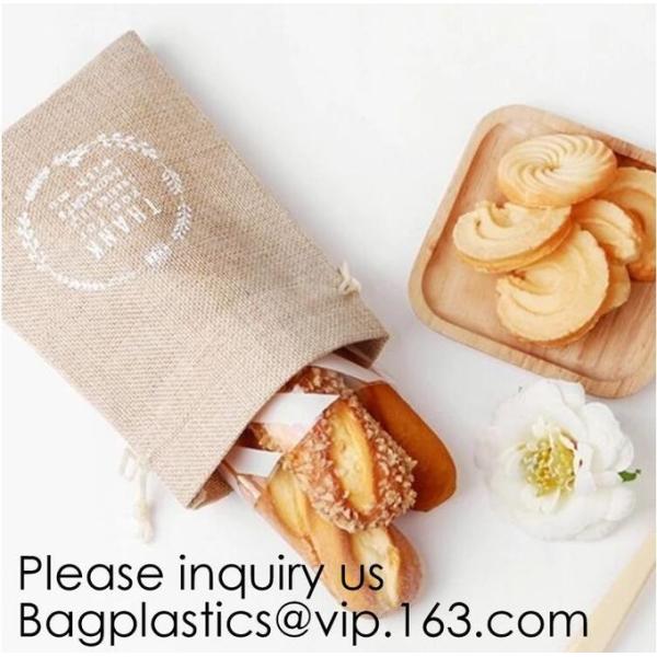 Assorted Colors Burlap Gift Bags with Double Jute Drawstrings Candy Sack Pouch Halloween Treat Gift Bags with Different