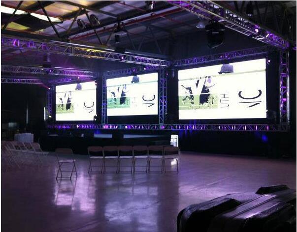 Programmable P6 LED Display Project , SMD 3535 RGB Advertising LED Wall Rental