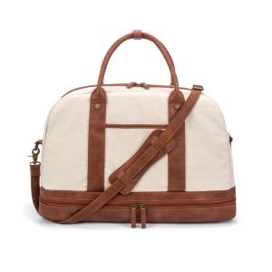 Quality Tote Duffel Travel Bag Water Resistant With Shoe Compartment 46X20X31CM for sale