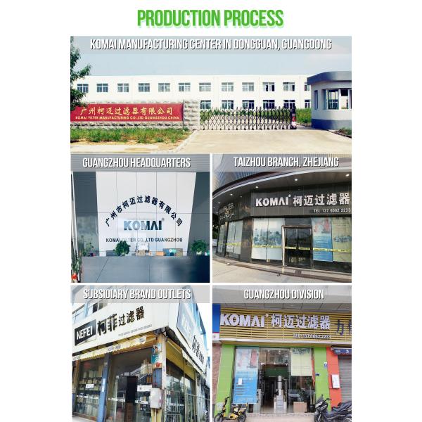 KOMAI Filter manufacturing process