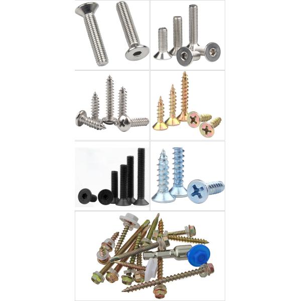 Din912 M5 Self Tapping Black Flat Round Head Plated Metal Screws