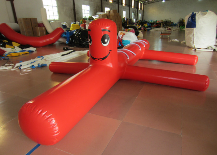 Fur Seal Cartoon Kids Water Inflatables 5 X 1m , Amusement Park airtight obstacles clown Blow Up Pool Toys