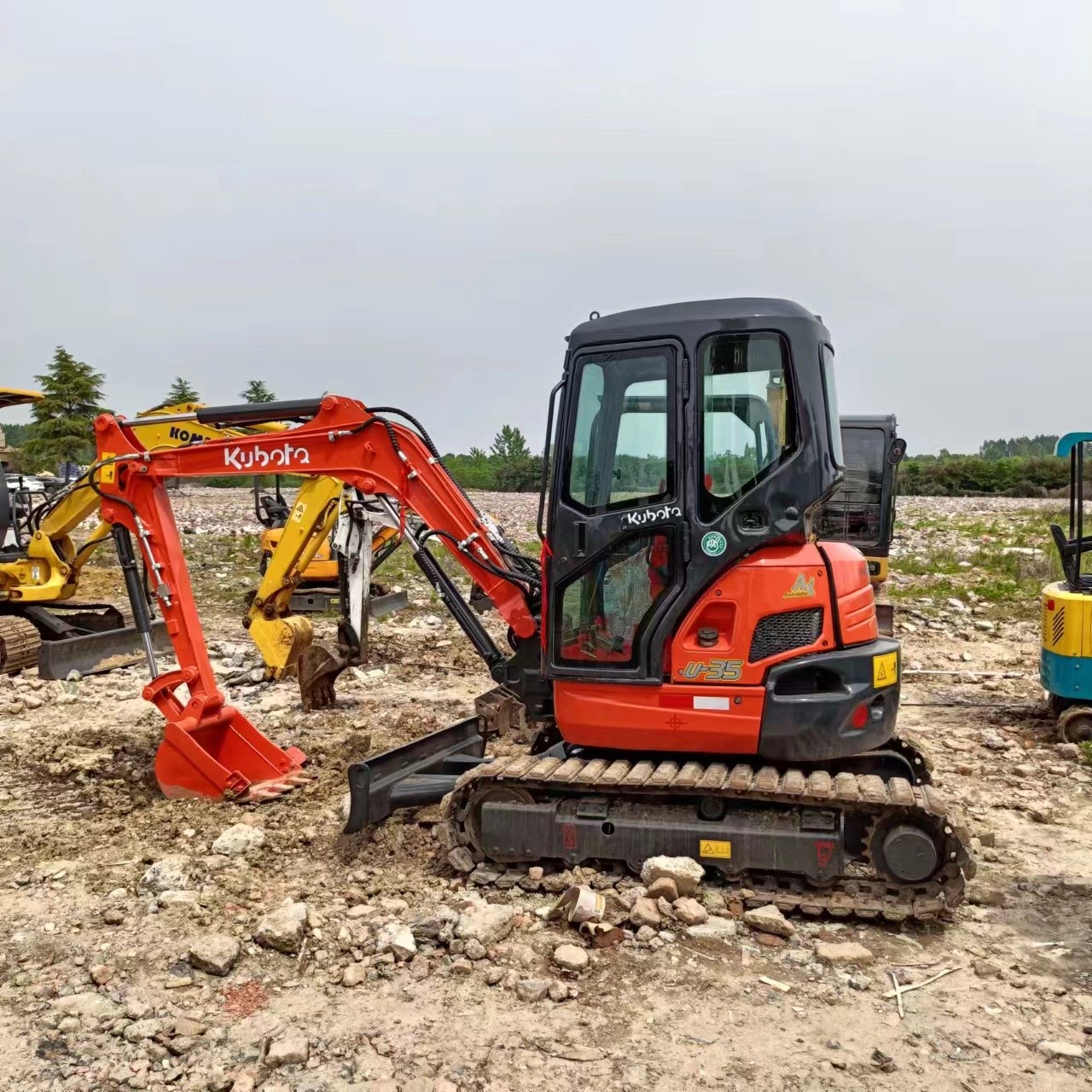 Original Used 3 Ton Excavator Kubota U35 Digger Second Hand Kubota 35 55