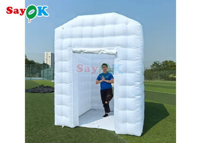 White Inflatable Hot Yoga Dome Tent For Home Portable Personal Yoga Room