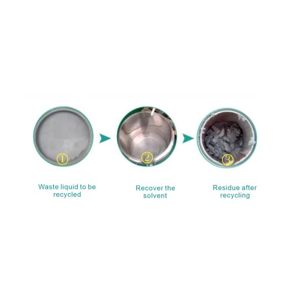 60L Intelligent Temperature Control Explosion Proof Air Cooled Solvent Distillation Equipment