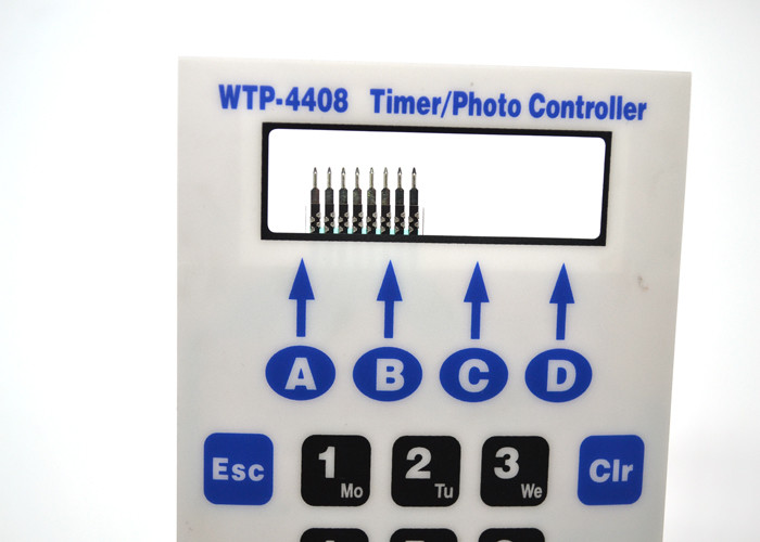 Flat Membrane Switch With Touch Dots On Graphic Overlay For Timer / Photo Controller