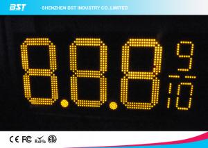Quality Yellow Double Sided Led Gas Price Signs For Gas Stations Or Petrol Stations for sale
