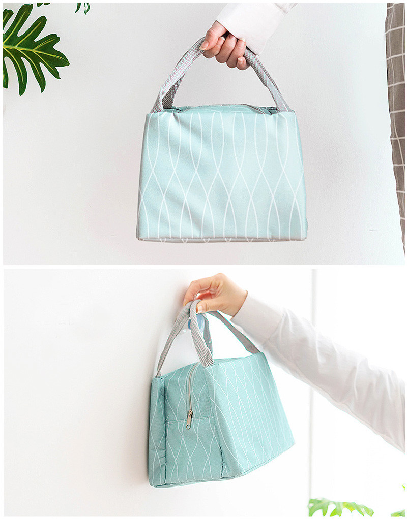 Insulated Fittness Foldable Picnic Bento Cooler Tote Lunch Bag