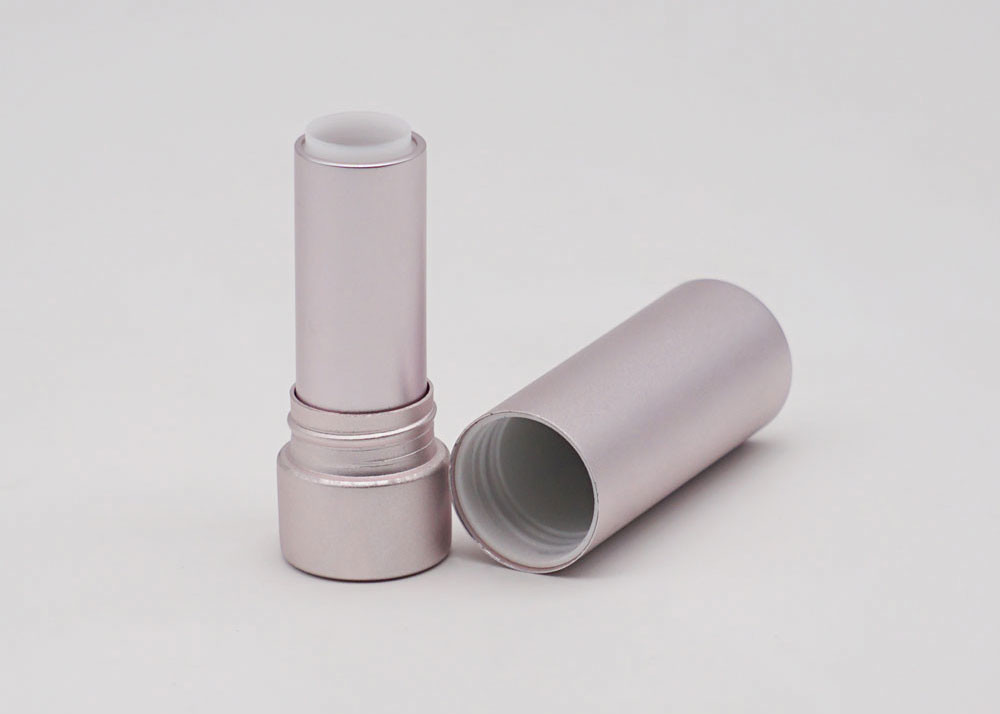 Press Pop Aluminum Cylinder Empty Lipstick Tube Containers