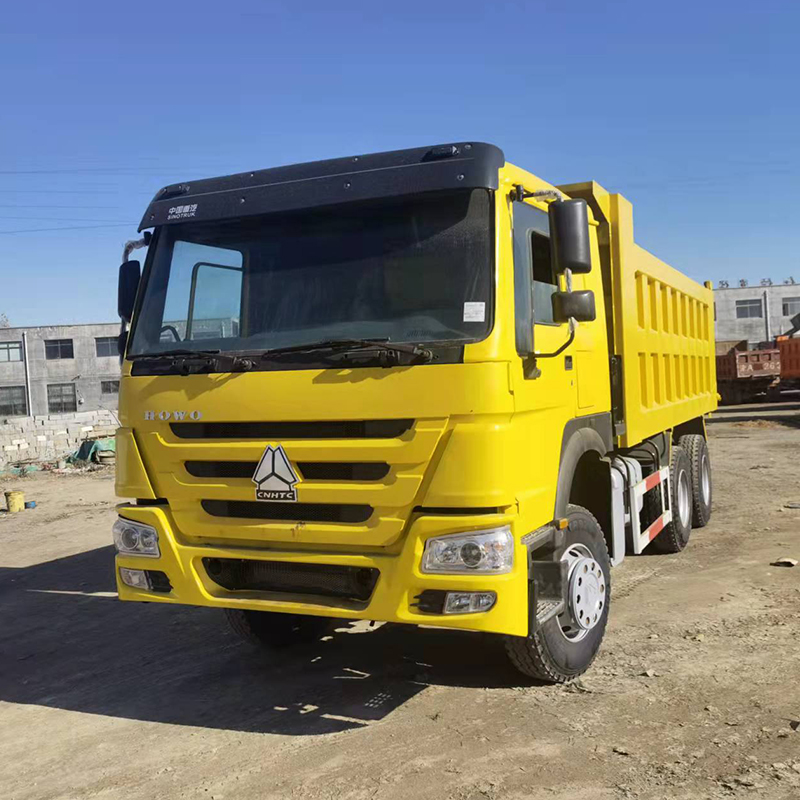 Fully Refurbished371HP 6X4 HOWO Dump Truck with Euro 2 Emission Standard