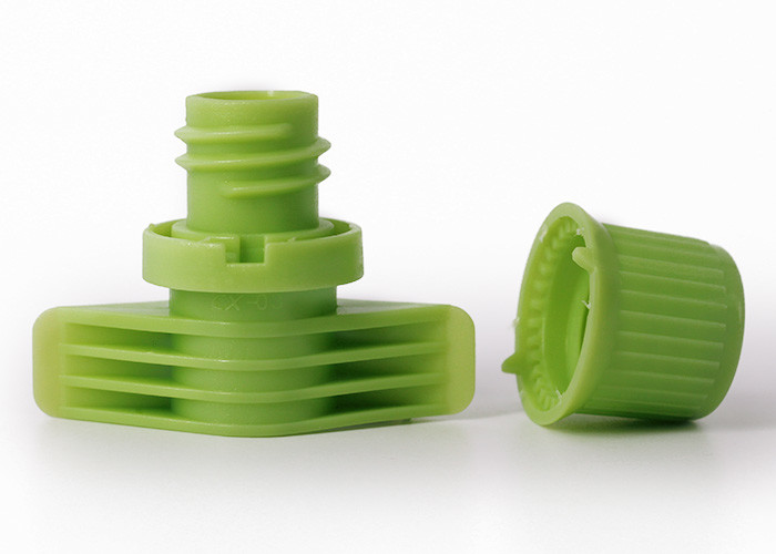 Blue Shiny 9.6mm Doypack Plastic Spout Caps