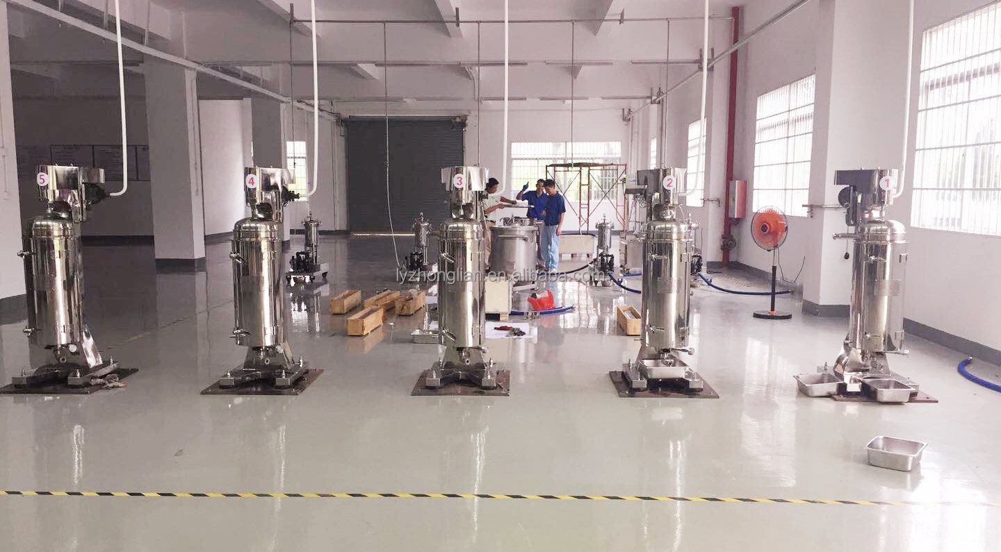 Customized manual and automatic centrifuge oil separator tubular centrifuge