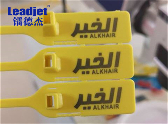 Leadjet 50W Fiber Metal Products Desktop Laser Coder With Computer