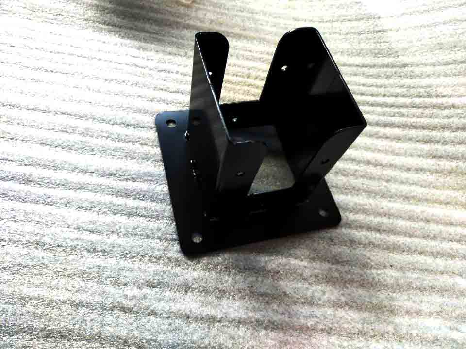 Wood Post Support Flange with Stamping Work Process Hot Deep Galvanized and Durable
