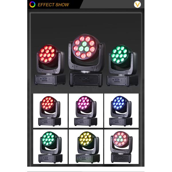 Mini 12x8W Led Rgbw Light Dmx Dj Disco Party Club Lighting Effect Equipment Lamp Stage Moving Head Light