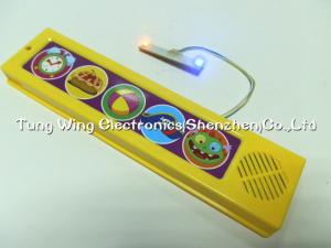 Quality Funny Monster 5 push button sound module With 2 LED for sound board books for sale