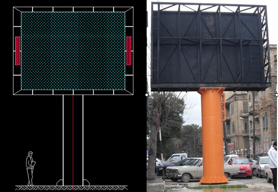 LED display billboard