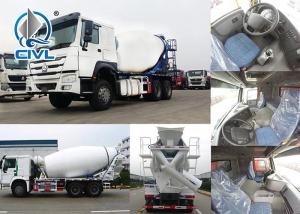 Quality 371 hp Manual 8cbm Concrete Mixer Trucks / EURO II HOWO Truck 6x4 for sale