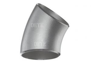 Quality BW SS316 45 Degree Stainless Steel Elbow 1/2-72 With ISO9001  DN15-DN1800 for sale