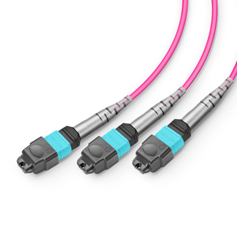 24 Core Fiber Optic Cable for Stable Operation -40- 80 C and Plugging Times 1000 Times
