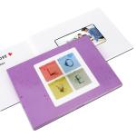 Personalized Video Message Greeting Card in Customized Style for A4 or