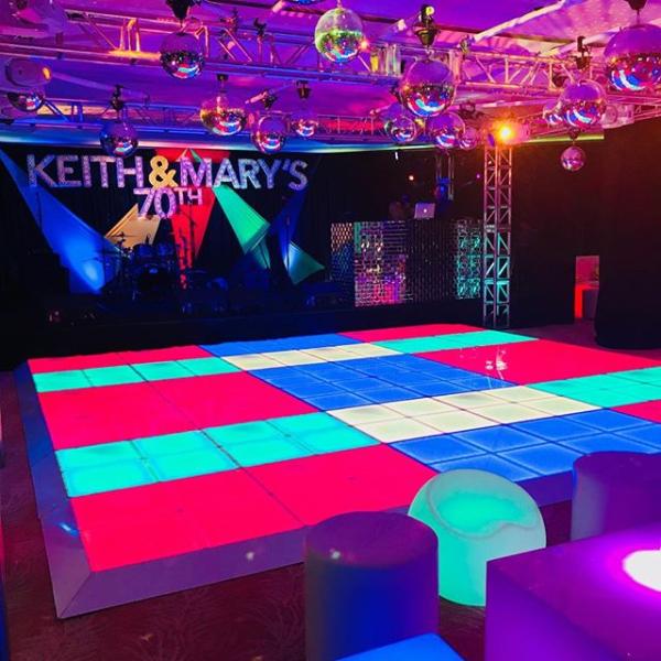 Floor Lighting LED Dance Floor with Glowing Lighting Effect and Consumption of 20W -20°C To 60°C