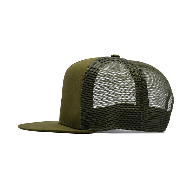 Custom Logo Blank 5 Panel Mesh Back Women Mens Trucker Hats Snapback Cap For Men