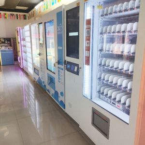 Customized Soft Automatic Ice Cream Vending Machine For School
