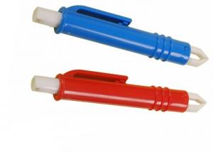 Quality 10CM PP Plastic Pet Products Catching Flea Tweezers Pen Tick Remover Bule for sale