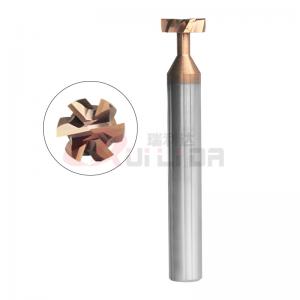 Quality 6 Flute End Mill Cutter Carbide T Slot Milling Cutter Custom Carbide End Mills for sale