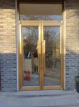 90° Frameless Stainless Steel KFC Door - Durable Quality