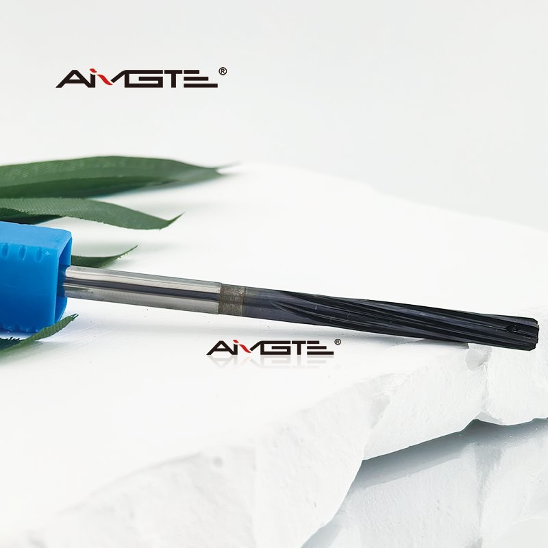 High Precision Spiral Flute Reamer H7 Carbide Reamer Bit 4mm For Steel
